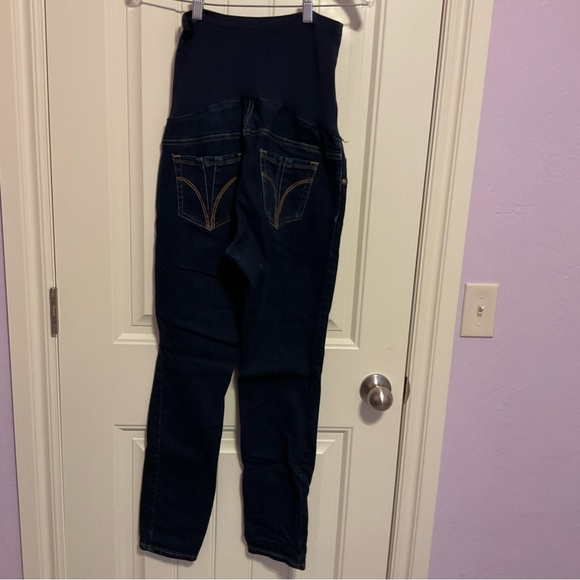 Indigo Blue Maternity Jeans - Picture 5 of 6